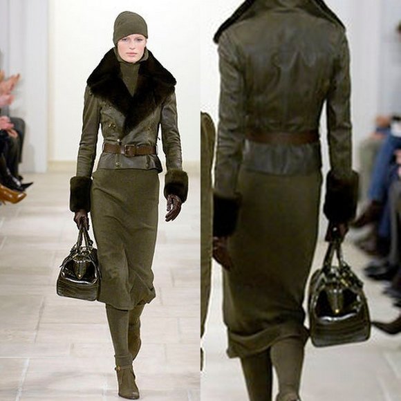 Ralph Lauren 2006 Collection Look 22 Fur Jacket 12 - Picture 1 of 16